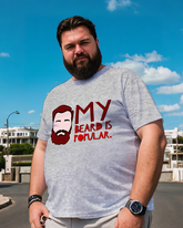 Popular Beard Men's Plus Size Short Sleeve T-Shirt